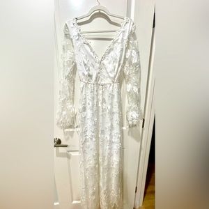 NEW! Wedding Boho Bride Dress  - Not Altered Beautiful and Elegant!